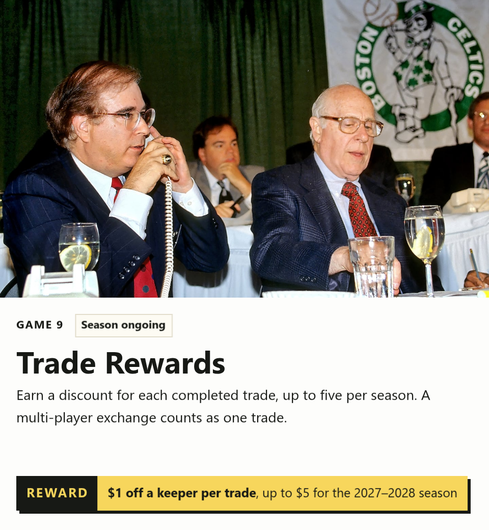 Trade Rewards competition poster