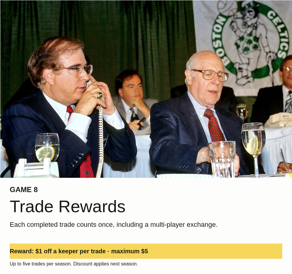 Trade Rewards competition poster